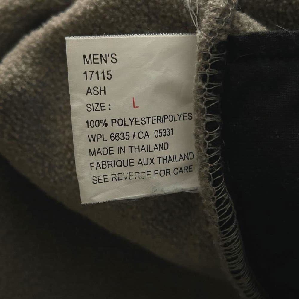 Woolrich Fleece Vest Men's L Full Zip Hiking Outdoor Gorpcore Tan Brown Large - Picture 8 of 9